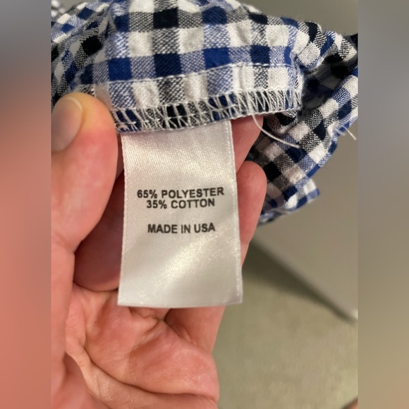 ET TIGRE Jayme Sleeveless Dress in gingham blue white and black - Picture 5 of 14